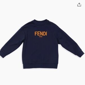 Fendi Girls Logo Sweatshirt Size 10